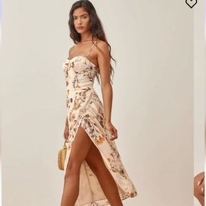 Reformation Kourtney Dress Frolic Petite 4P Small